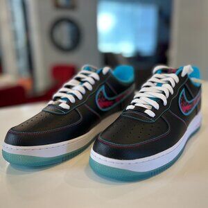 Nike Air Force 1 '07 LV8 | Black & Fireberry | Men’s Size 11 (DD9183-001)